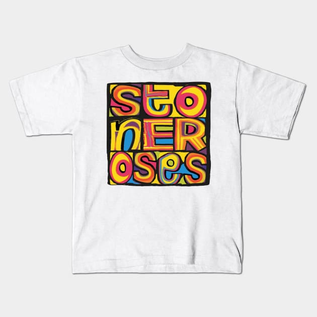 Stone Roses 'Happy Monday' Design Kids T-Shirt by LTFRstudio